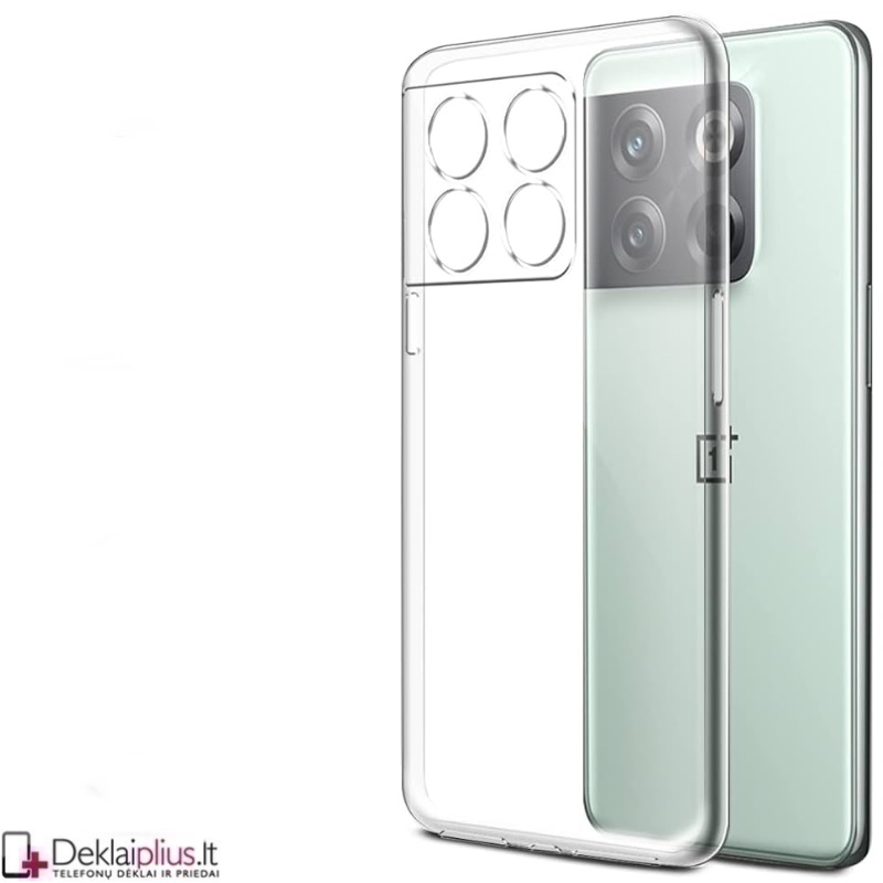 Silikoninis ploniausias dėklas su kameros apsauga - permatomas (Oneplus 10T) Silikoninis ploniausias dėklas su kameros apsauga - permatomas (Oneplus 10T)
